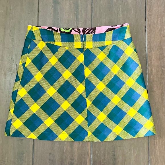 SALE! DEMA (San Francisco) 100% Wool, A-Line Mini Skirt, Lined, Pockets~Sz L - Picture 2 of 9